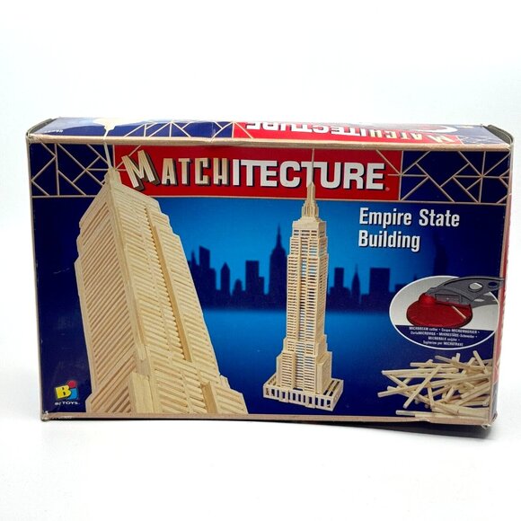 Matchitecture Empire State Building Model Kit #6647 by BJ Toys - Picture 3 of 11